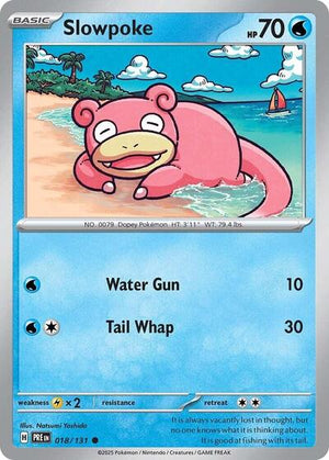 Pokemon TCG - SV: Prismatic Evolutions - Slowpoke - 018/131