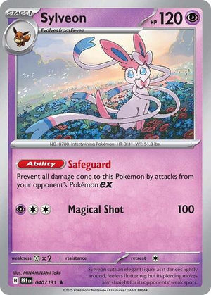 Pokemon TCG - SV: Prismatic Evolutions - Sylveon - 040/131 - Holofoil