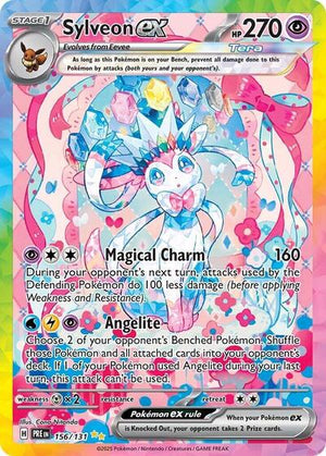 Pokemon TCG - SV: Prismatic Evolutions - Sylveon ex - 156/131 - Holofoil