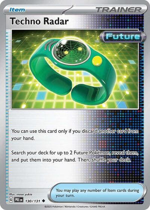 Pokemon TCG - SV: Prismatic Evolutions - Techno Radar - 130/131 - Reverse Holofoil