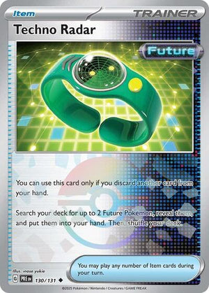 Pokemon TCG - SV: Prismatic Evolutions - Techno Radar - 130/131 - Pokeball Holofoil