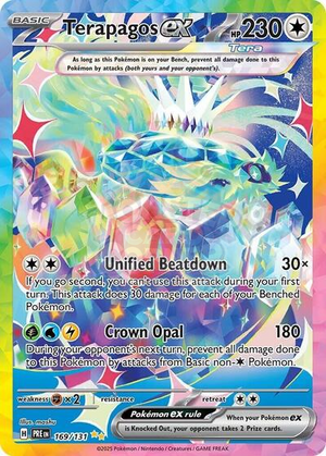 Pokemon TCG - SV: Prismatic Evolutions - Terapagos ex - 169/131 - Holofoil