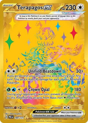 Pokemon TCG - SV: Prismatic Evolutions - Terapagos ex - 180/131 - Holofoil