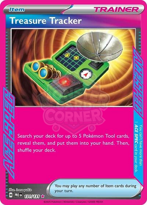 Pokemon TCG - SV: Prismatic Evolutions - Treasure Tracker - 131/131 - Holofoil