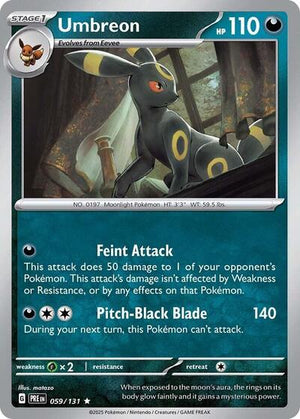 Pokemon TCG - SV: Prismatic Evolutions - Umbreon - 059/131 - Holofoil
