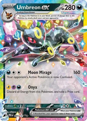 Pokemon TCG - SV: Prismatic Evolutions - Umbreon ex - 060/131 - Holofoil