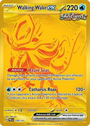 Pokemon TCG - SV: Prismatic Evolutions - Walking Wake ex - 178/131 - Holofoil