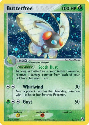 Pokemon TCG - EX FireRed & LeafGreen - Butterfree - 2/112