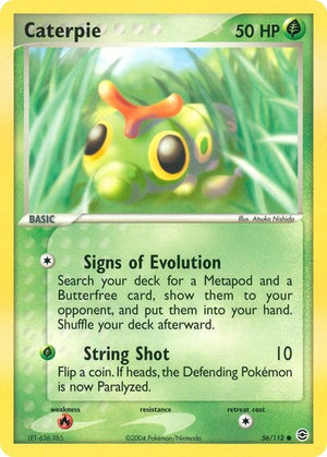 Pokemon TCG - EX FireRed & LeafGreen - Caterpie - 56/112