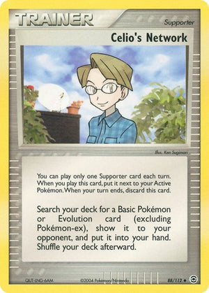 Pokemon TCG - EX FireRed & LeafGreen - Celio's Network - 88/112 - Reverse Holofoil