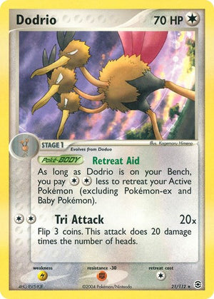 Pokemon TCG - EX FireRed & LeafGreen - Dodrio - 21/112