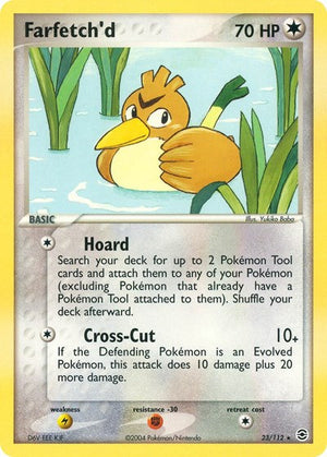 Pokemon TCG - EX FireRed & LeafGreen - Farfetch'd - 23/112 - Reverse Holofoil