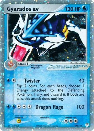 Pokemon TCG - EX FireRed & LeafGreen - Gyarados ex - 109/112