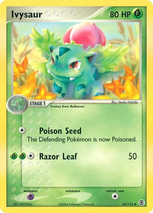 Pokemon TCG - EX FireRed & LeafGreen - Ivysaur - 35/112 - Reverse Holofoil