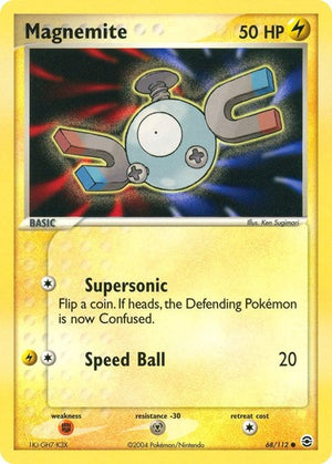 Pokemon TCG - EX FireRed & LeafGreen - Magnemite - 68/112