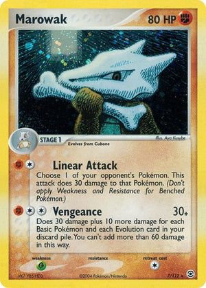 Pokemon TCG - EX FireRed & LeafGreen - Marowak - 7/112