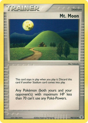 Pokemon TCG - EX FireRed & LeafGreen - Mt. Moon - 94/112 - Reverse Holofoil