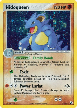 Pokemon TCG - EX FireRed & LeafGreen - Nidoqueen - 9/112 - Holofoil