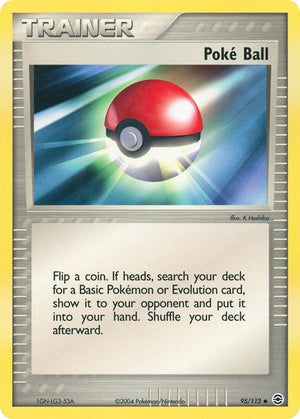 Pokemon TCG - EX FireRed & LeafGreen - Poke Ball - 95/112 - Reverse Holofoil