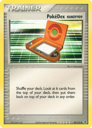 Pokemon TCG - EX FireRed & LeafGreen - PokeDex - 96/112