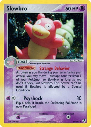 Pokemon TCG - EX FireRed & LeafGreen - Slowbro - 14/112 - Holofoil