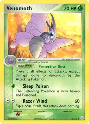 Pokemon TCG - EX FireRed & LeafGreen - Venomoth - 49/112