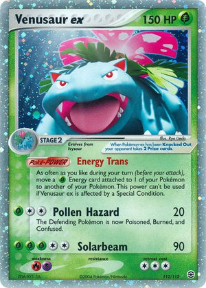 Pokemon TCG - EX FireRed & LeafGreen - Venusaur ex - 112/112 - Holofoil