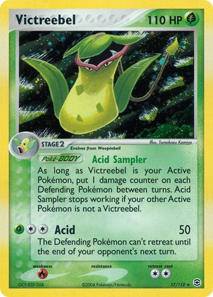 Pokemon TCG - EX FireRed & LeafGreen - Victreebel - 17/112 - Holofoil