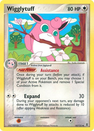 Pokemon TCG - EX FireRed & LeafGreen - Wigglytuff - 52/112