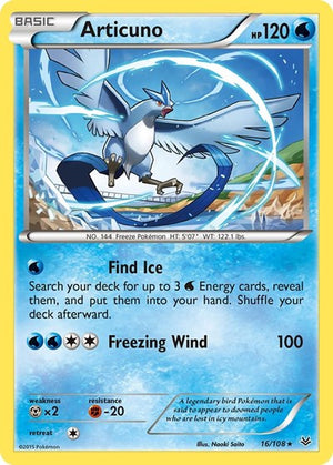Pokemon TCG - XY - Roaring Skies - Articuno - 16/108