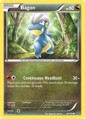 Pokemon TCG - XY - Roaring Skies - Bagon - 54/108