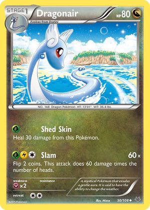 Pokemon TCG - XY - Roaring Skies - Dragonair - 50/108 - Reverse Holofoil