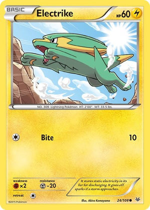 Pokemon TCG - XY - Roaring Skies - Electrike - 24/108