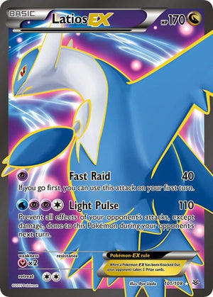 Pokemon TCG - XY - Roaring Skies - Latios EX - 101/108 - Holofoil