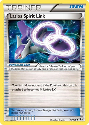 Pokemon TCG - XY - Roaring Skies - Latios Spirit Link - 85/108
