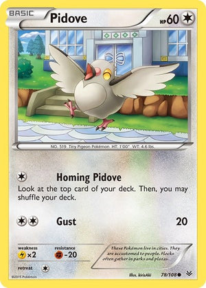 Pokemon TCG - XY - Roaring Skies - Pidove - 78/108