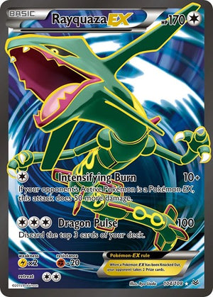 Pokemon TCG - XY - Roaring Skies - Rayquaza EX - 104/108 - Holofoil