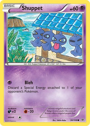 Pokemon TCG - XY - Roaring Skies - Shuppet - 30/108 - Reverse Holofoil