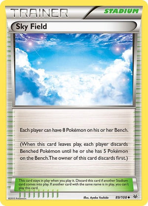 Pokemon TCG - XY - Roaring Skies - Sky Field - 89/108