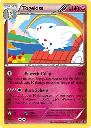 Pokemon TCG - XY - Roaring Skies - Togekiss - 45/108