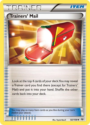Pokemon TCG - XY - Roaring Skies - Trainers' Mail - 92/108 - Reverse Holofoil