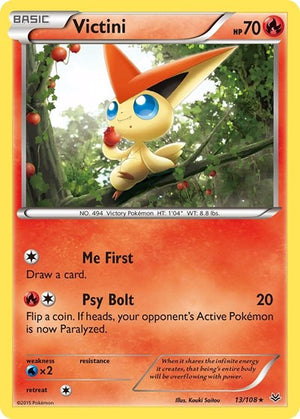 Pokemon TCG - XY - Roaring Skies - Victini - 13/108