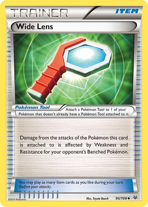 Pokemon TCG - XY - Roaring Skies - Wide Lens - 95/108 - Reverse Holofoil