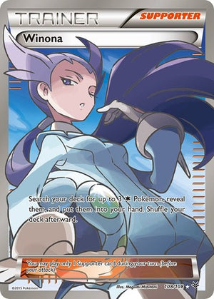 Pokemon TCG - XY - Roaring Skies - Winona - 108/108 - Holofoil