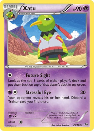 Pokemon TCG - XY - Roaring Skies - Xatu - 29/108 - Reverse Holofoil