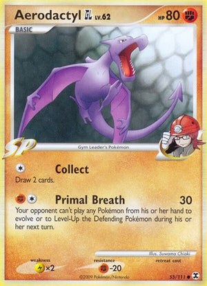 Pokemon TCG - Rising Rivals - Aerodactyl GL - 55/111 - Reverse Holofoil
