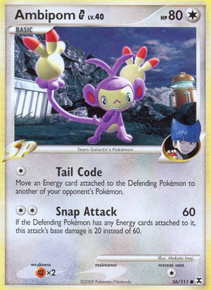 Pokemon TCG - Rising Rivals - Ambipom G - 56/111 - Reverse Holofoil