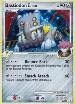Pokemon TCG - Rising Rivals - Bastiodon GL - 2/111 - Reverse Holofoil