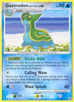 Pokemon TCG - Rising Rivals - Gastrodon East Sea - 21/111