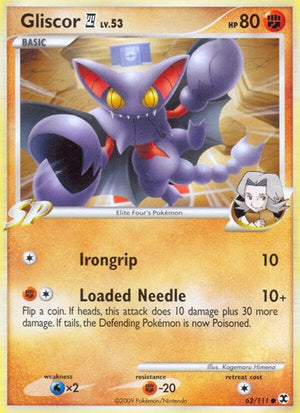 Pokemon TCG - Rising Rivals - Gliscor E4 - 62/111